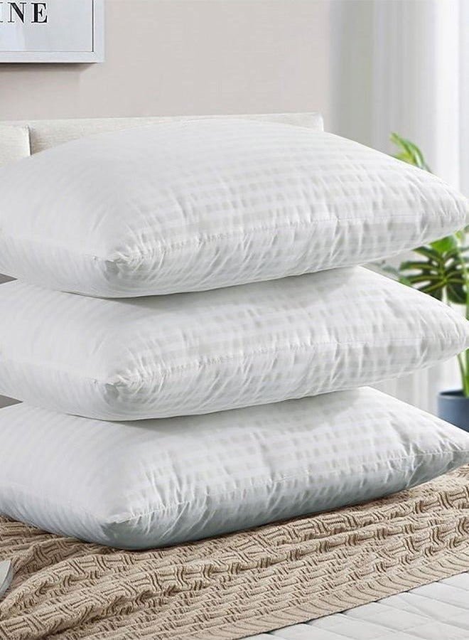Pillow, Comfortable Hotel Pillow for Sleeping with Microfiber Filling, 3 Pieces, 75 × 50 cm  - Image 1