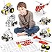 PANPAPA 6 Mini Models for Kids Ages 812 272pcsEngineering Toys with TruckForkliftExcavator Car Building Kit and so on Compatible with Metal Building Model SetsAssembly Toys Gifts for Boys Girls - Image 2
