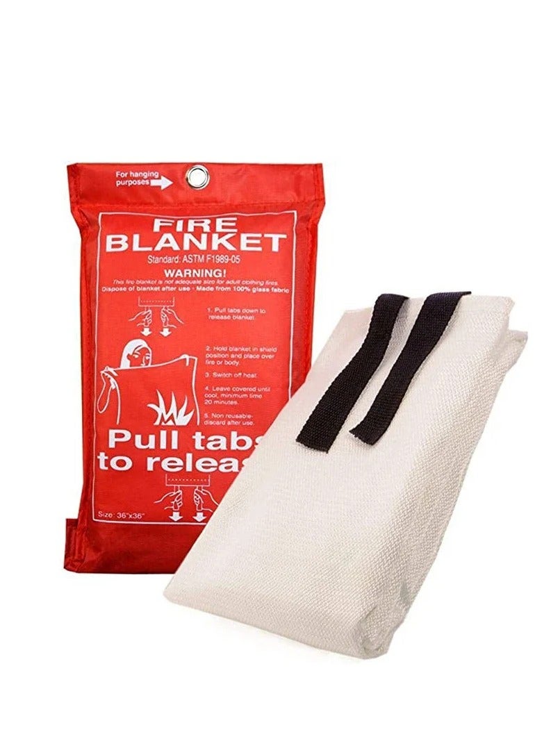 Fire Blanket 1.2m x 1.2m (4ft x 4ft)