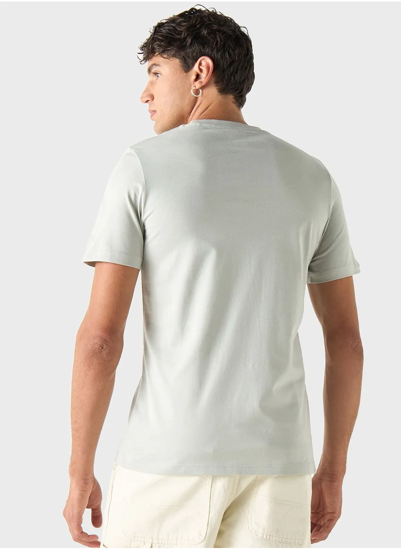 Lee Cooper Graphic Print Crew Neck T-Shirt