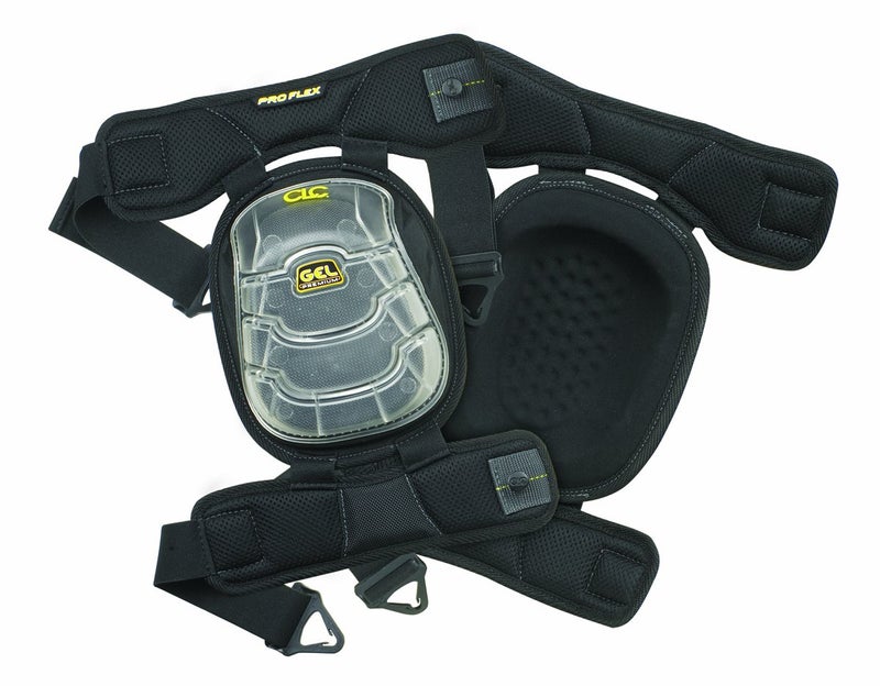 Custom Leathercraft CLC Custom Leathercraft 378 Gel-Tek Stabili-Cap Multi-Surface Articulated Kneepads, Black - Image 5