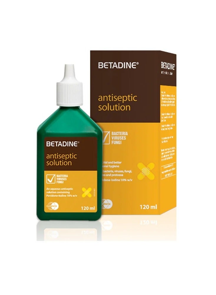 BETADINE ANTISEPTIC SOLUTION 120ML
