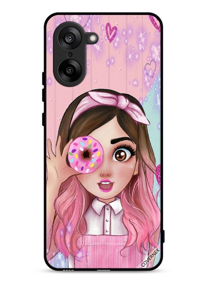 Covernex OnePlus Nord CE5 Protective Case Cover Donut Lover Girl Art - Image 1