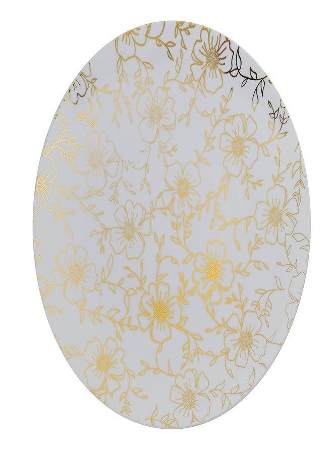 Trendables 60-Pack Combo Premium Disposable Plastic Dinnerware - Versa Design Includes: 20 x 10.25" Dinner Plates, 20 x 8" Salad Plates, 20 x 24 oz. Salad/Soup Bowls - Image 5