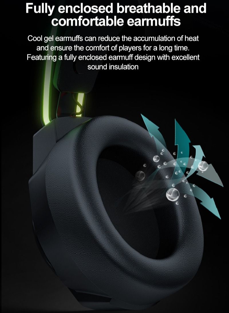 onikuma X26 Wired PC Gaming Headphone with Mic and RGB Light for PC/PS4/PS5/Xbox - Image 5