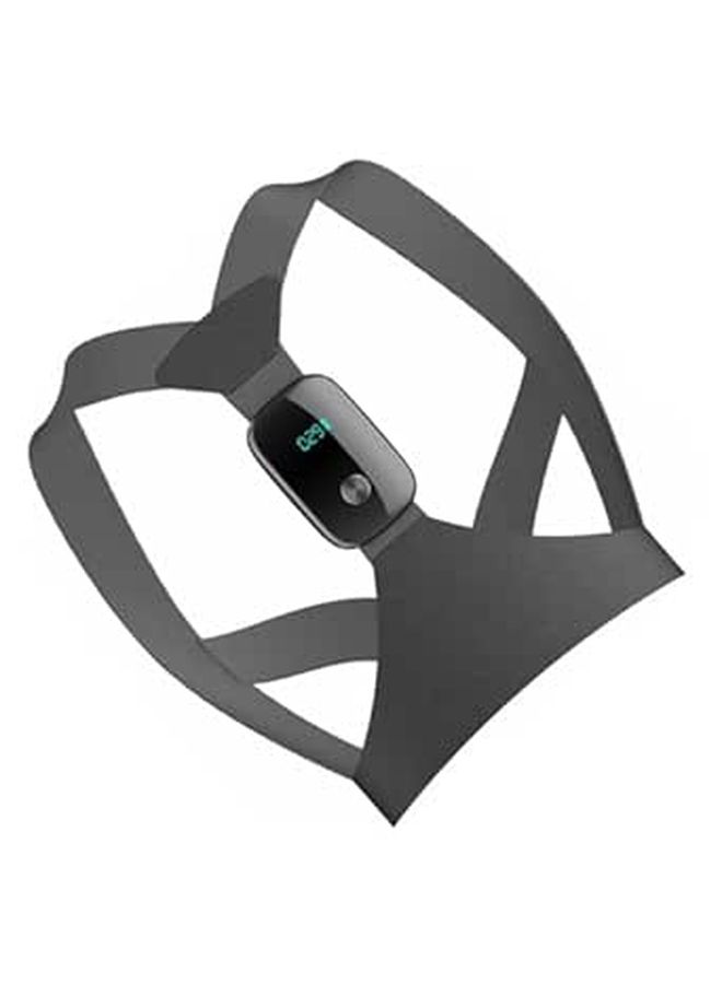 Abaodam Smart Adjustable Hunchback Corrector Back Brace With Shoulder Support Belt For Adults Black Posture Trainer For Upper Back Alignment - Image 1
