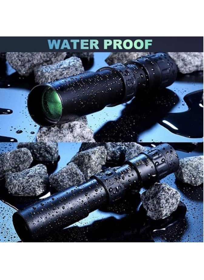 Generic 4K 10-300X 40MM Portable Zoom Monocular Telescope Telephoto Portable Zoom Monocular Telescope+Tripod+Clip Mobile Phone Lens  - Image 3