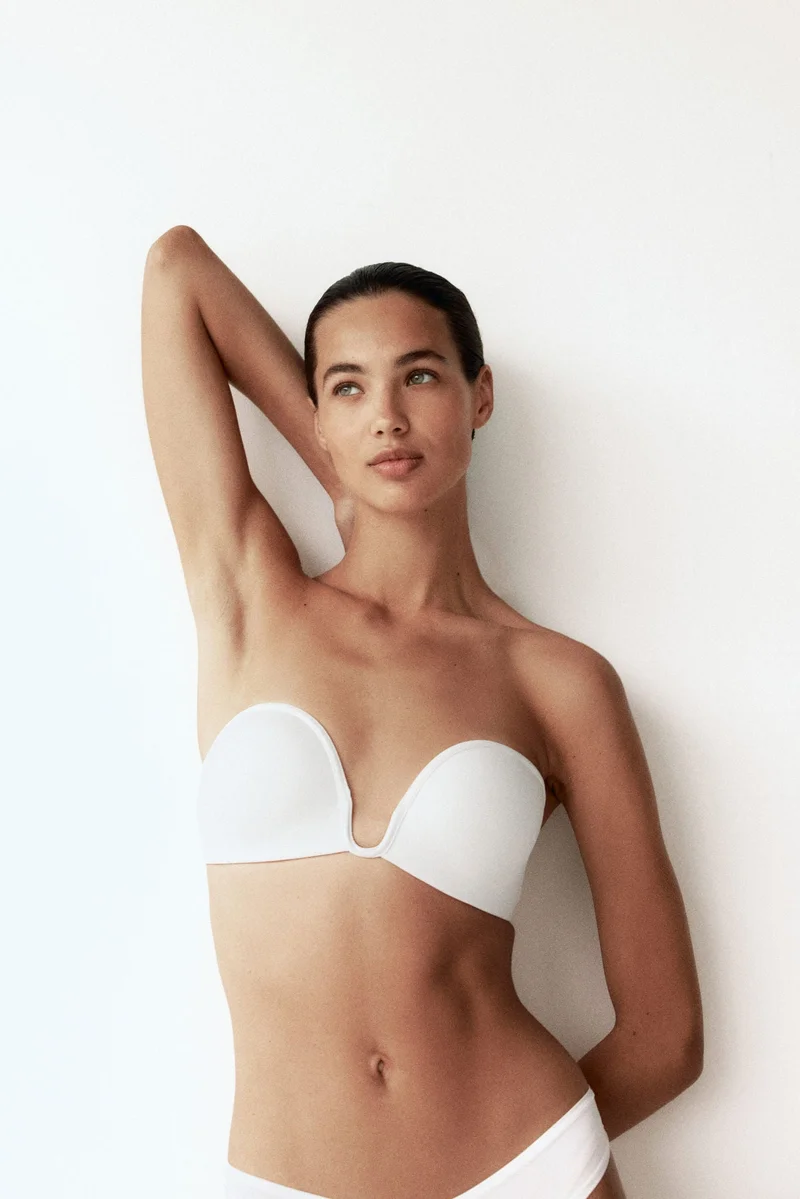 H&M Non-wired push-up balconette bra