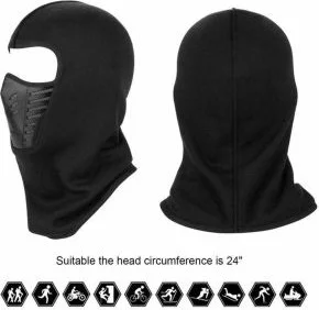 Trenderrs Unisex Windproof Thermal Fleece Ski Mask Cyclist Mask Biker Mask