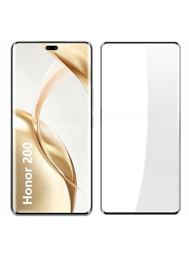 2 Pack Honor 200 5G Screen Protector, 9H Tempered Glass Screen Protector for Honor 200 5G, Premium 3D Curved Edge Guard Film，Case Friendly, Anti-Scratch Film (Edge Adhesive) - Image 1