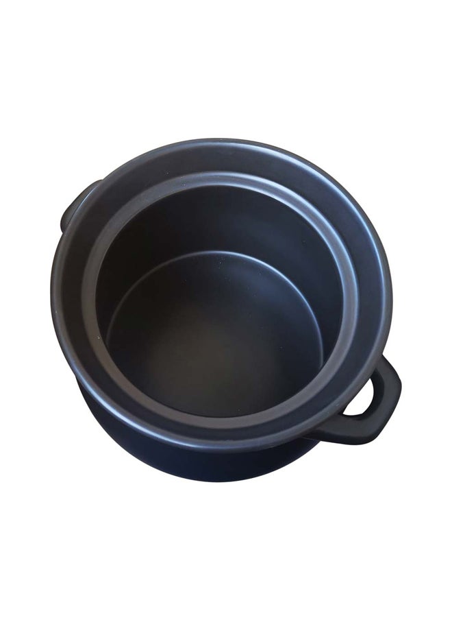 AL SANIDI Heat pottery pot, Thermal pottery pot, Black, capacity 3.3 L Size 18 Cm  - Image 3
