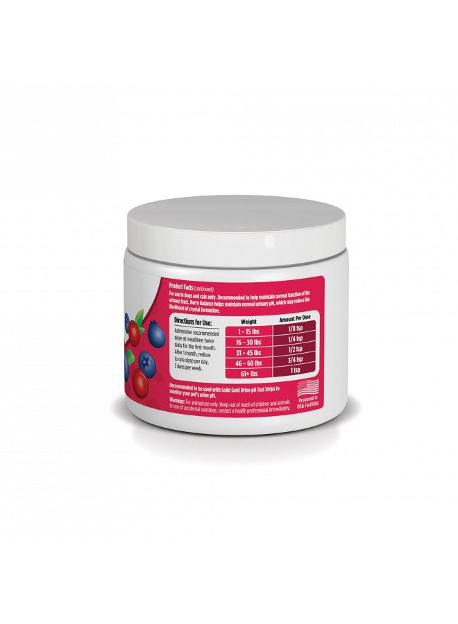 Solid Gold Cranberry Supplement for Dogs & Cats for Urinary Tract Health - Berry Balance UTI + Bladder + Kidney Support for Cats and Dogs with Antioxidants - Cranberry Powder - 3.5 oz - Image 2