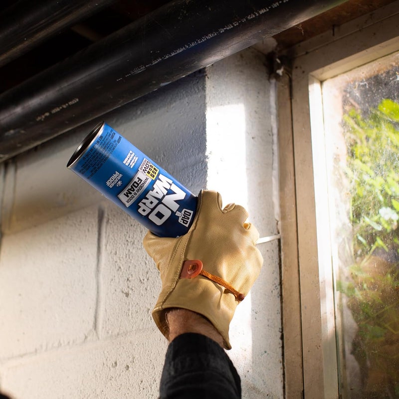 DAP 04000 Touch 'n Foam No Warp Window & Door Sealant, 12 Oz, White - Image 4