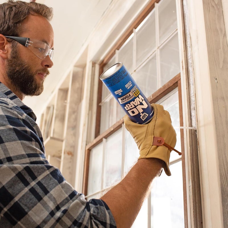 DAP 04000 Touch 'n Foam No Warp Window & Door Sealant, 12 Oz, White - Image 5