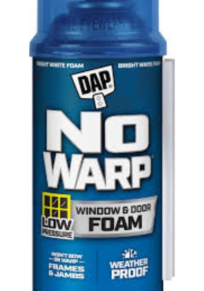 DAP 04000 Touch 'n Foam No Warp Window & Door Sealant, 12 Oz, White - Image 1