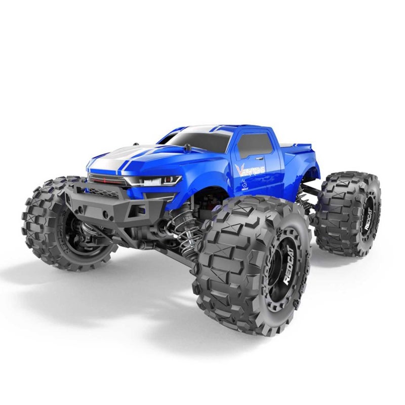 Redcat Racing Volcano-16 1/16 Scale Monster Truck - Blue - Image 1