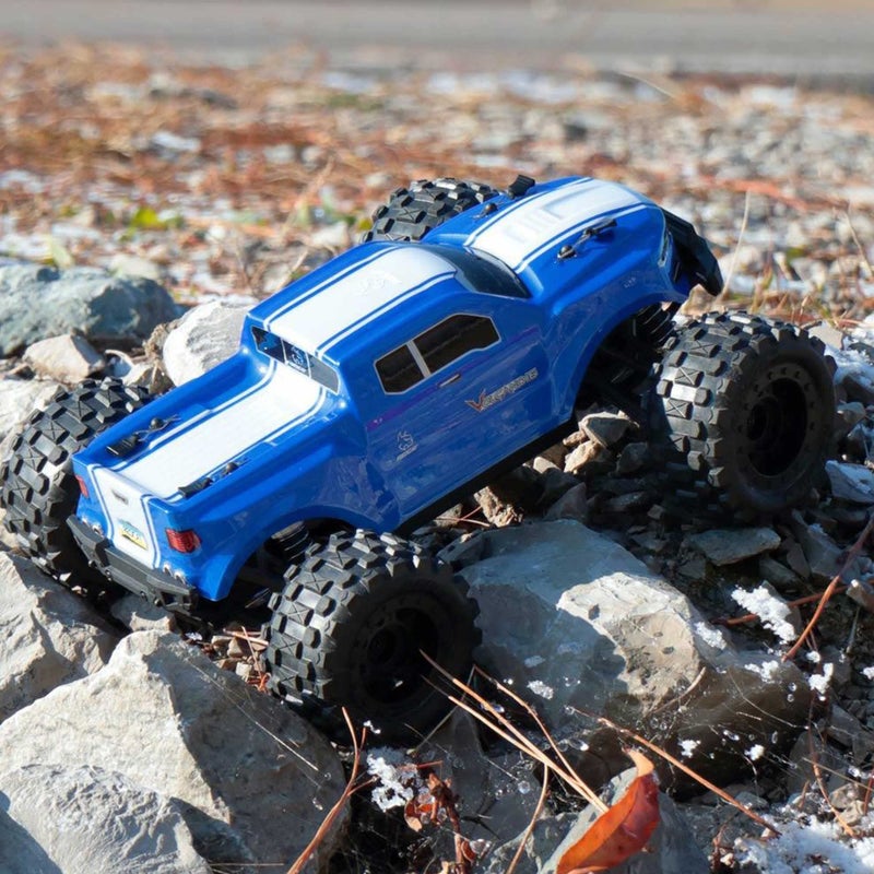 Redcat Racing Volcano-16 1/16 Scale Monster Truck - Blue - Image 3