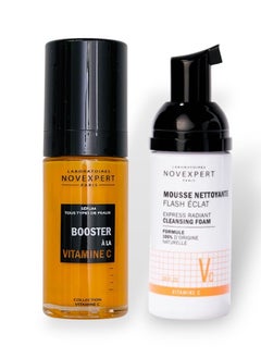 Novexpert Vitamin C Serum Set with Vitamin C and Zinc Lotion for Skin Care  - Image 2