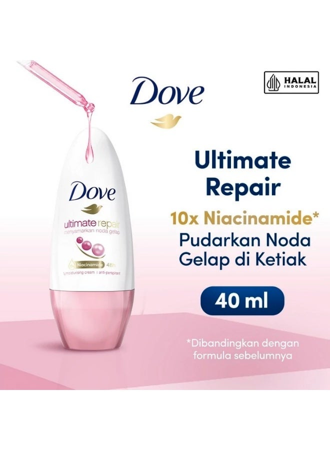 دوف مزيل العرق دوف ألتيميت ريبير مع النياسيناميد المضاد للتعرق - 40 مل - Image 3