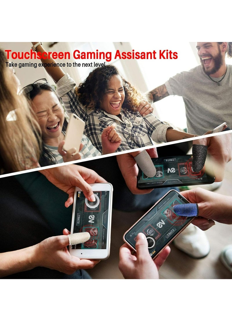 Generic - 2Pcs Mobile Phone Game Joystick Game Control Touch Screen Joypad Game Controller for iPad iPhone Android Mobile Tablet Smart Phone Joystick Touch Screen Joypad Tablet Funny Game Controller - Image 1