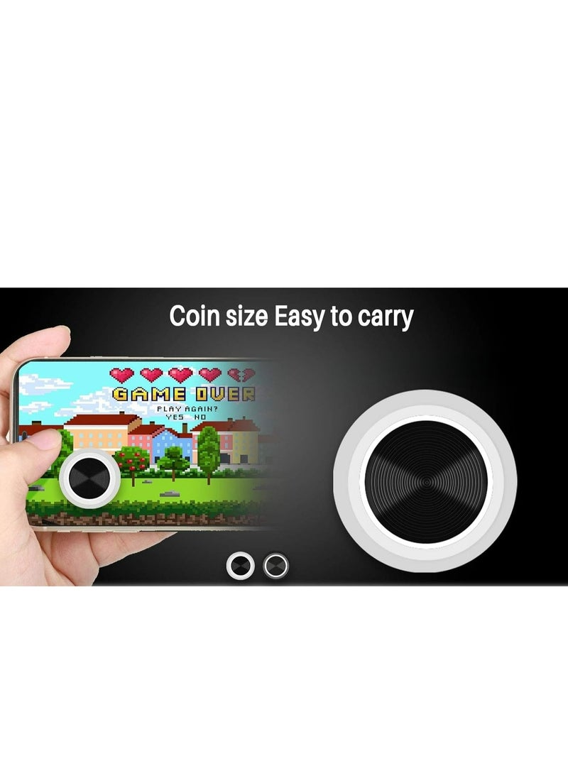 Generic - 2Pcs Mobile Phone Game Joystick Game Control Touch Screen Joypad Game Controller for iPad iPhone Android Mobile Tablet Smart Phone Joystick Touch Screen Joypad Tablet Funny Game Controller - Image 1