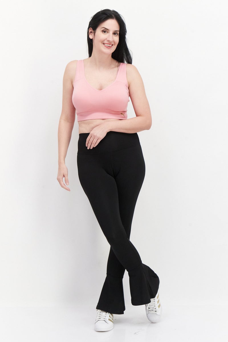 Ryder Act Women Full Length Solid Leggings, Black - Image 4