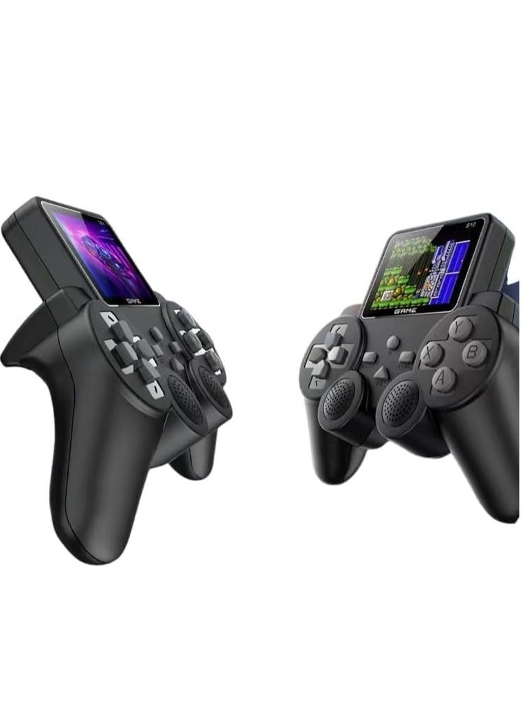 S10 GAMEPAD Controller Gamepad with Built-in HD Color Screen with 520 Classic Games with Extra 2 player controller set