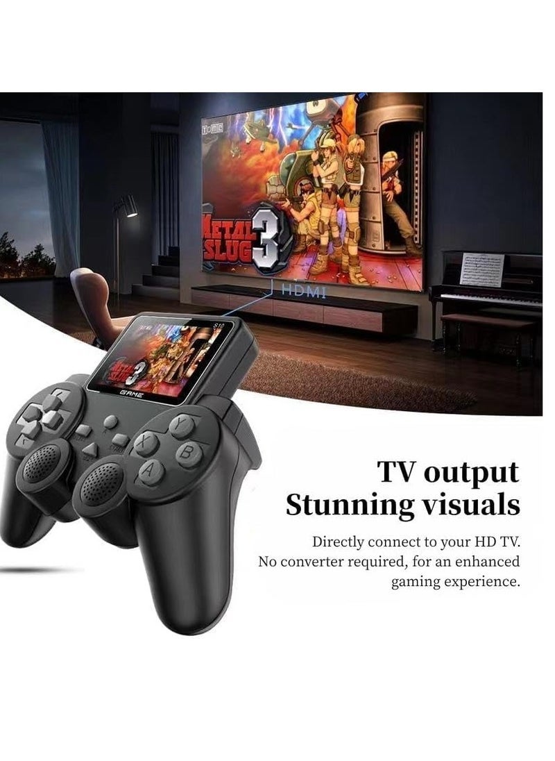 S10 GAMEPAD Controller Gamepad with Built-in HD Color Screen with 520 Classic Games with Extra 2 player controller set