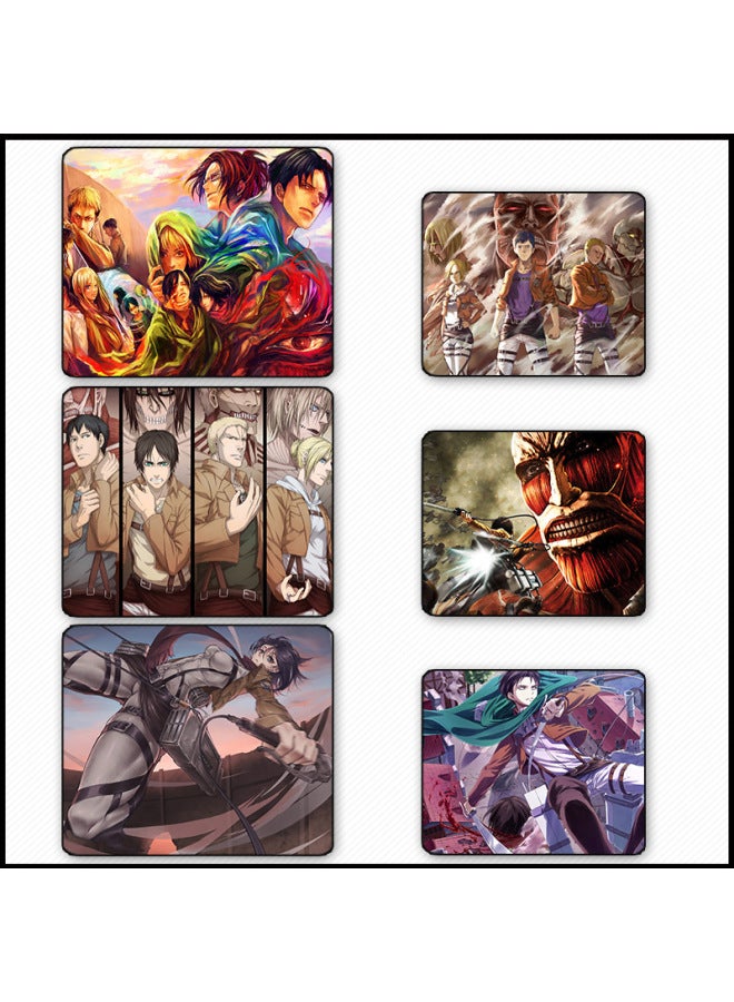 Attack Of The Giant Color Printing To Map Custom Mouse Pad Non-slip Writing Pad Oversized Leather Computer Desk Mat-Color:Attack Giant Mouse Pad 01-Dimensions:25cm×30cm×0.3 - Image 3