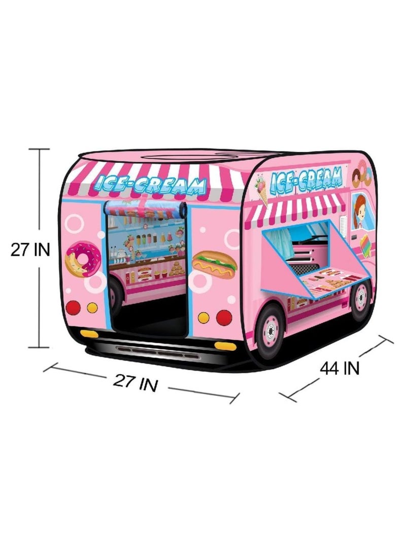 BLOOMING TIME Pop Up Play Tent for Kids,Engine Pop Up Pretend Playhouse Indoors & Outdoors - Image 4