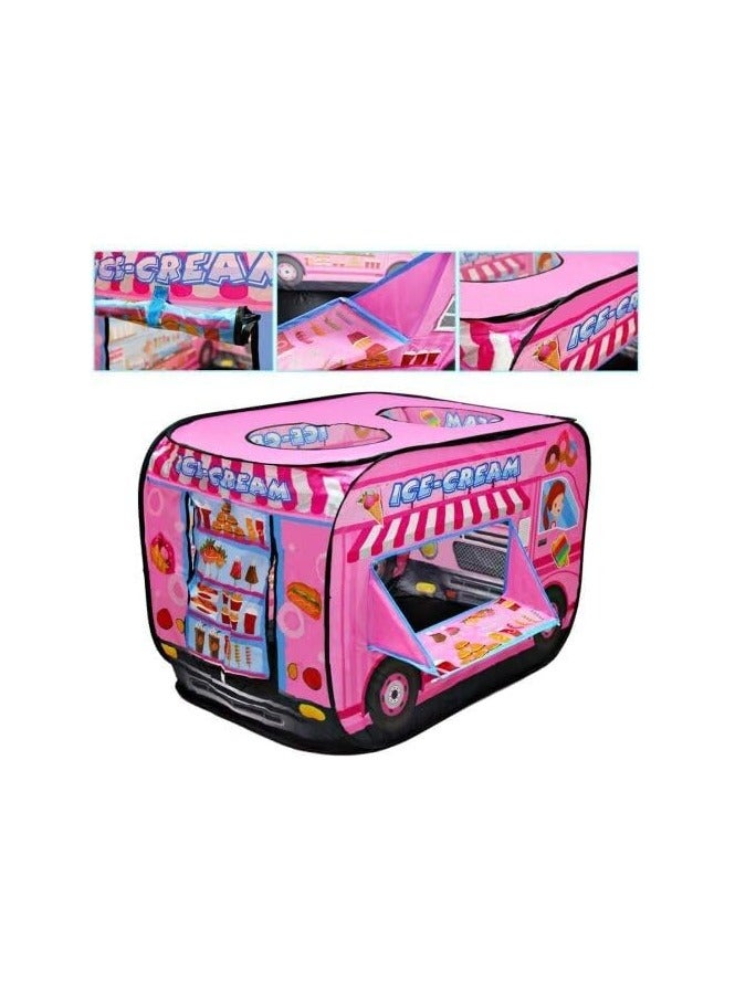 BLOOMING TIME Pop Up Play Tent for Kids,Engine Pop Up Pretend Playhouse Indoors & Outdoors - Image 2