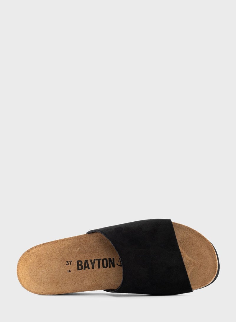 BAYTON Ventura X Strap Wedge Sandals  - Image 5