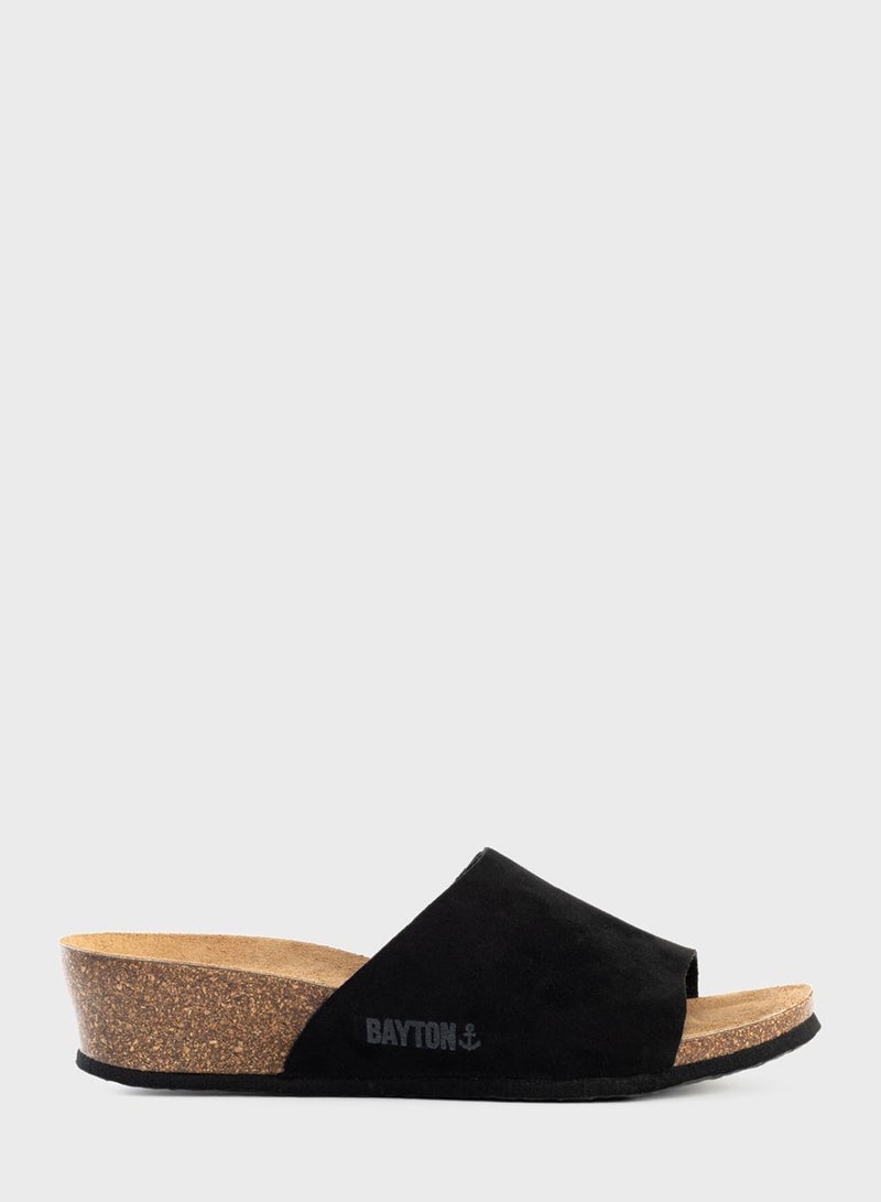 BAYTON Ventura X Strap Wedge Sandals  - Image 1