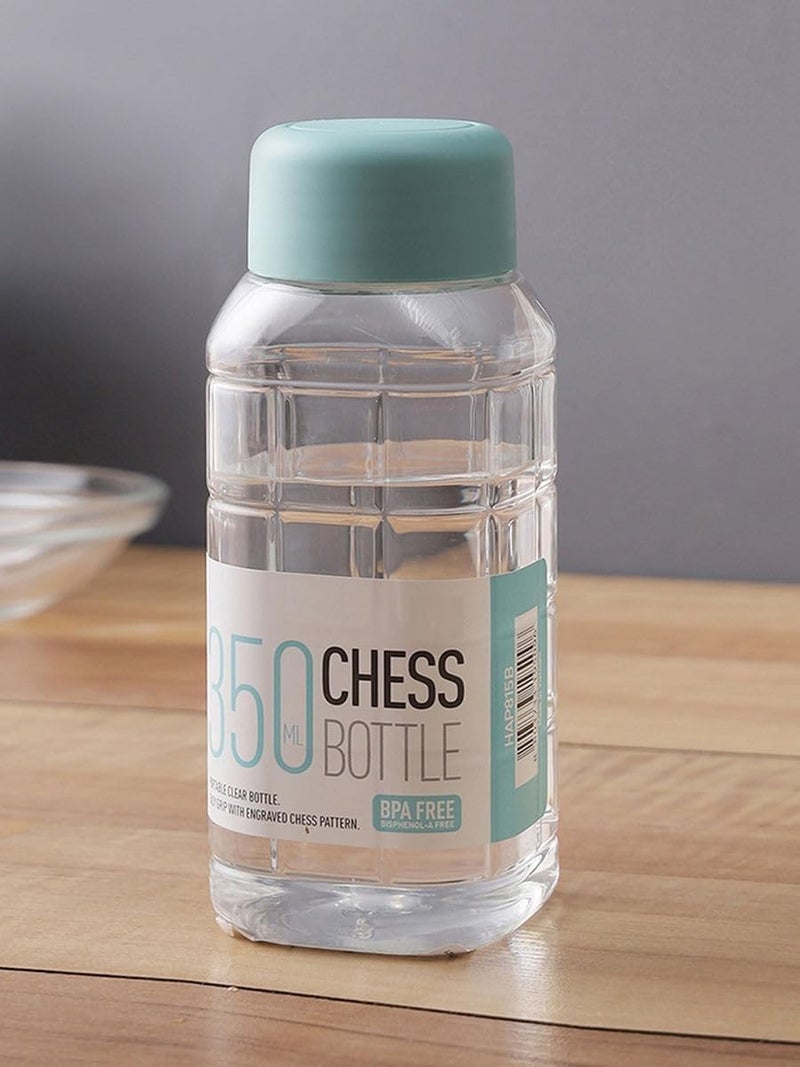 PUTHAK Small Bpa Free Plastic Water Bottle For office and School, Plastic PET Water Bottle For Kids & Adult- Cute Transparent Bottle For Water, Juice, Mojito (Pack Of 1, 350 ml) - Image 5