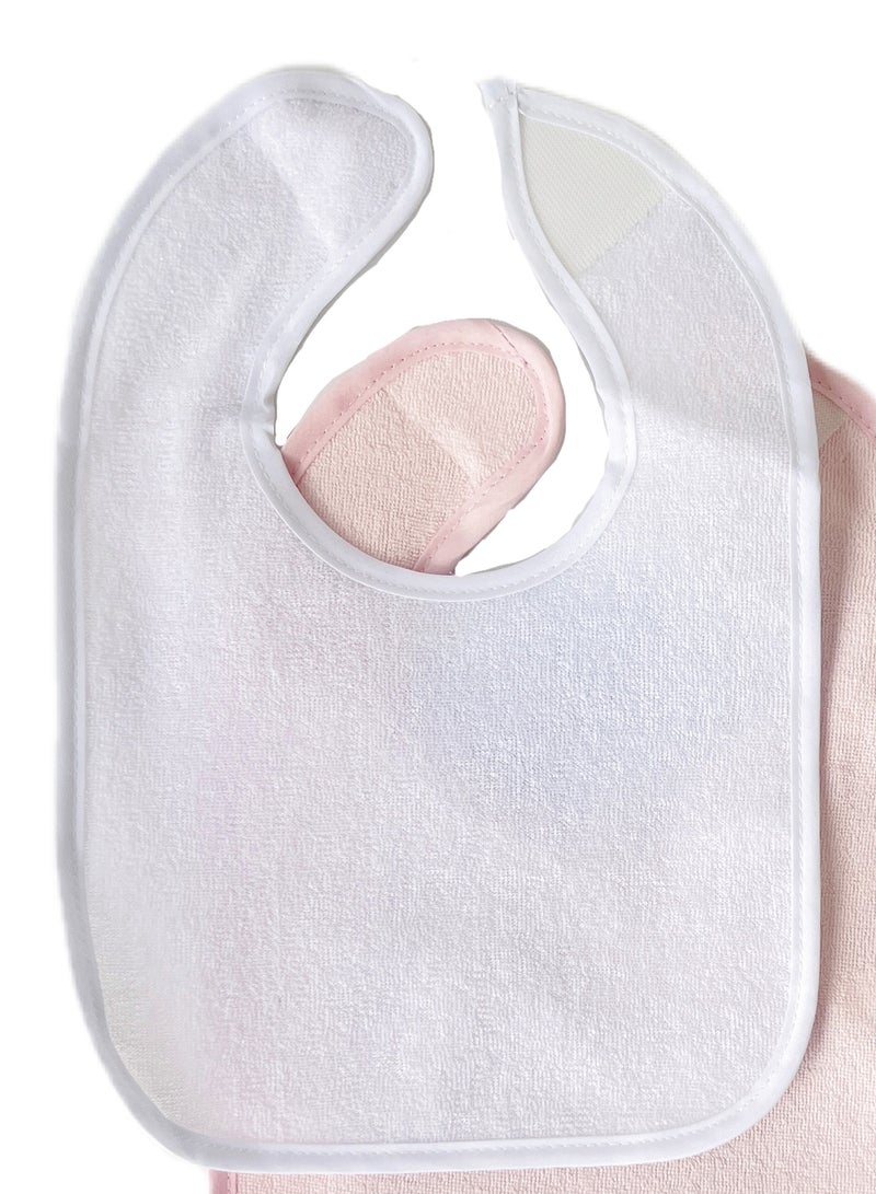 amchi baby Pack of 3 Bibs Soft Washable Adjustable 0+ months - Image 2
