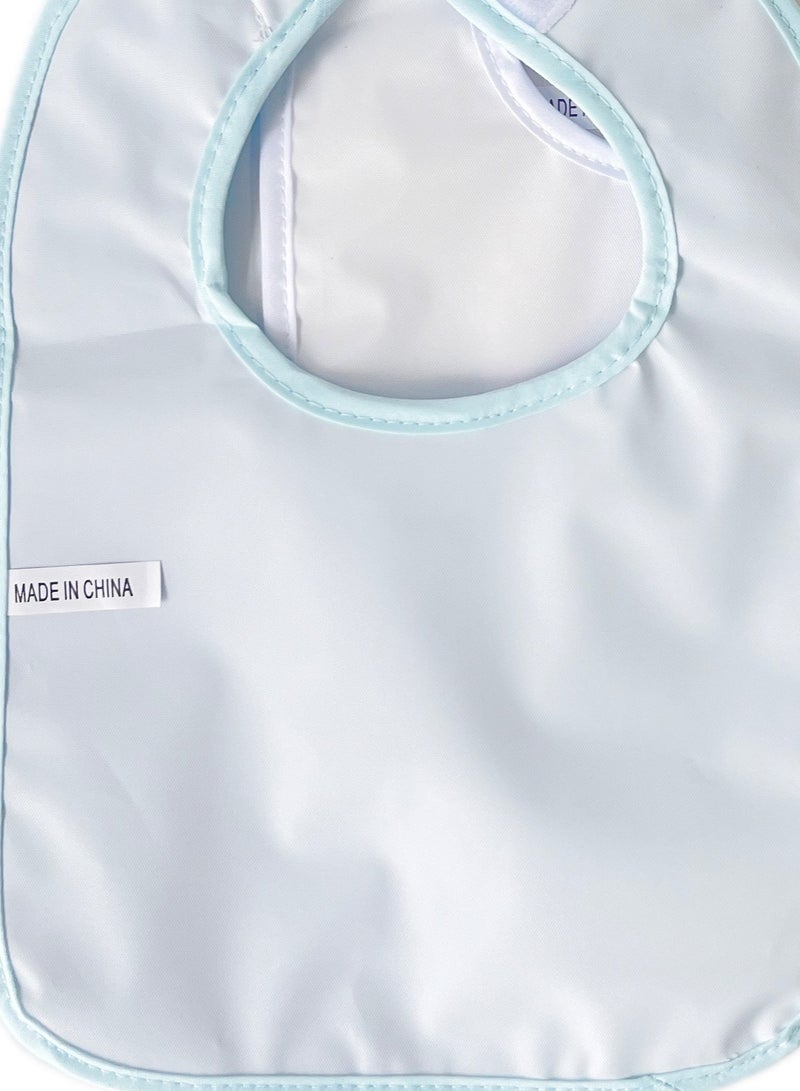 amchi baby Pack of 3 Bibs Soft Washable Adjustable 0+ months - Image 3
