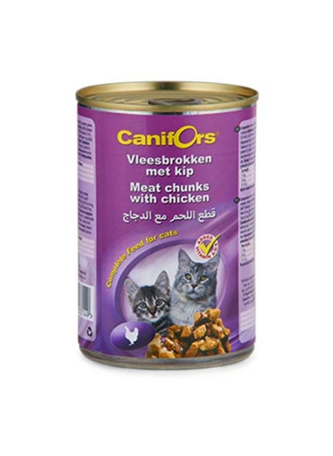 Canifors Meat Chunks With Chicken Cat Food - 410g