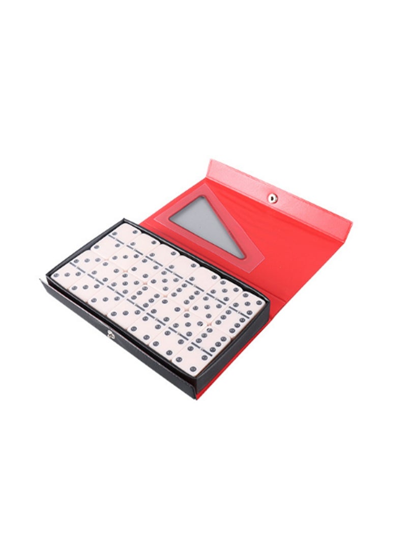 Colorful New Material Sieve Round Corner Table Game Domino Set, Card Board Game, Children'S Toys Suitable For Family Game Night Travel Gifts - Image 1