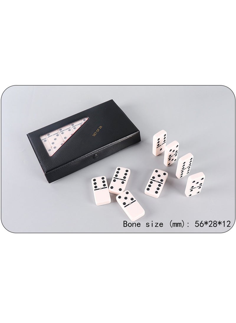 Colorful New Material Sieve Round Corner Table Game Domino Set, Card Board Game, Children'S Toys Suitable For Family Game Night Travel Gifts - Image 3