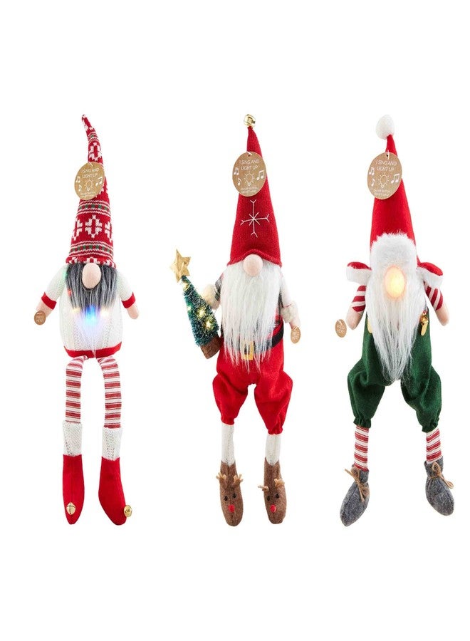 Mud Pie Singing Christmas Gnome, Tree, 4" x 9". - Image 2