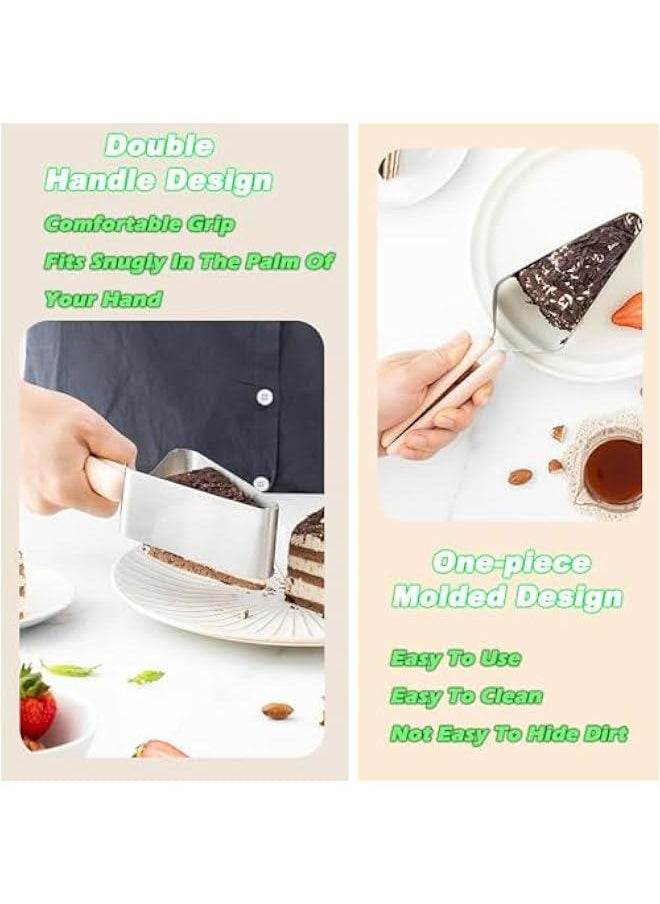 Generic - Cake Cutter, Stainless Steel Cake Knife and Server with Double Handle, Adjustable Cake Slicer for Cake Server, Pie Server, Cake Cutting Set for Wedding - Image 1