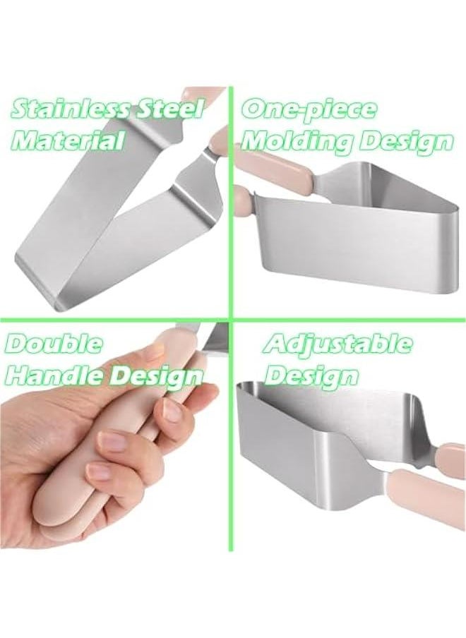Generic - Cake Cutter, Stainless Steel Cake Knife and Server with Double Handle, Adjustable Cake Slicer for Cake Server, Pie Server, Cake Cutting Set for Wedding - Image 1