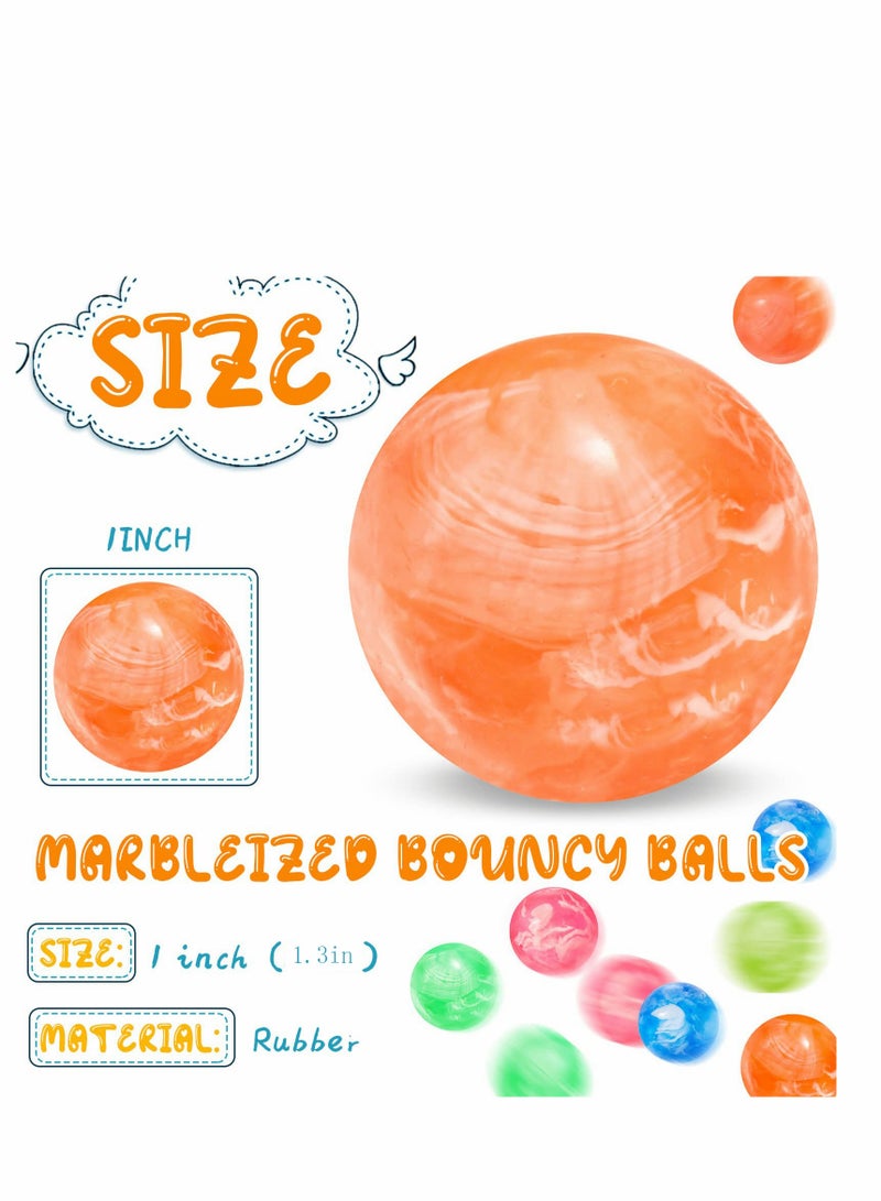 KASTWAVE Bouncy Ball, ICY Kids, 25 pcs Neon High Bouncing Balls, Birthday Party Favors, Goodie Bag Fillers, Fun Assorted Colors for Game Prizes Vending Machines - Image 2