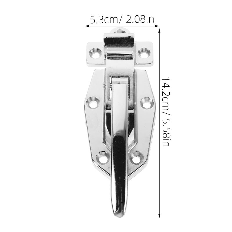 Zinc Alloy Freezer Refrigerator Door Handle Latch Replacement Hardware For Walk In And Household - Image 3