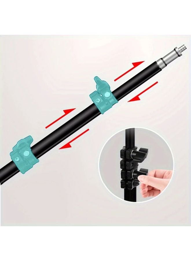 Adjustable Foldable Tablet Tripod Stand 21 65 Inch Clip For 4 13 Inch Devices - Image 5