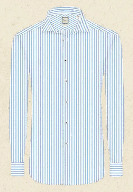 كاميتشسما Trendy Striped Cotton Shirt