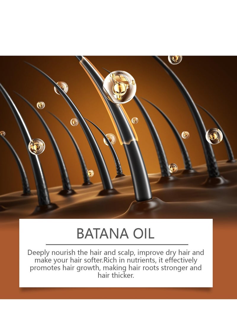 Lyfe Dr.  Batana Oil for Hair Growth, 100% Unrefined Oil from Honduras, Raw Batana Oil for Nourishing and Repairing Damaged Hair, Moisturizes Scalp for Healthy Hair Growth 4 oz - Image 4