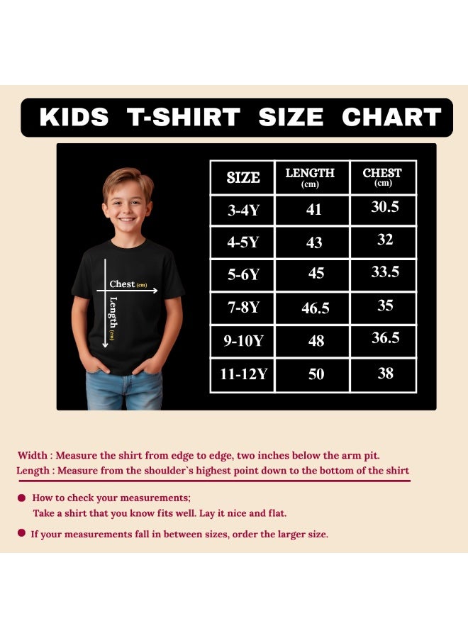UAE  Celebrating National Day Printed Kids Round Neck T-Shirt - Image 2
