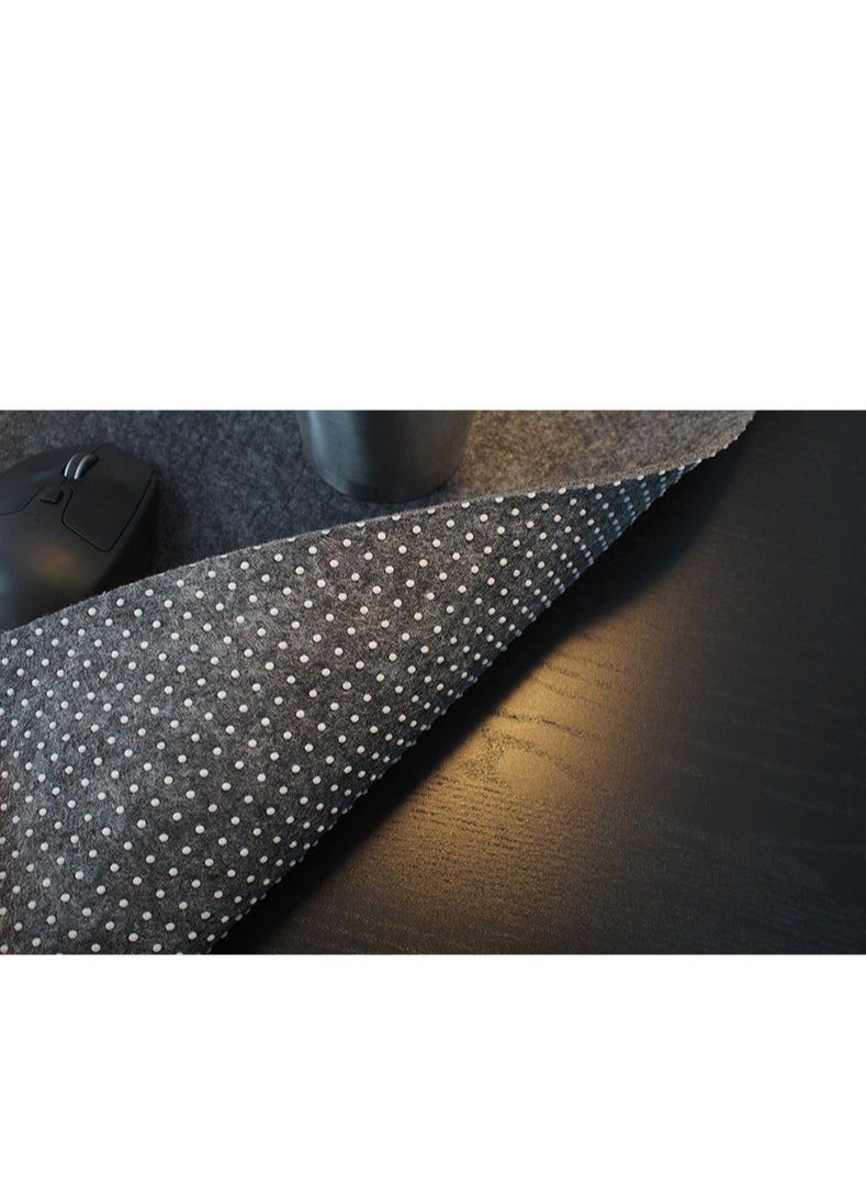 MAOGEDA Multifunctional Felt Desk Mat, Computer Mouse Pad, Office Desk Mat 90cm X40cm Large Felt Mouse Pad, Extended Gaming Mouse Pad, Computer Desk Mat, Non-slip and Waterproof Office Desk Mat Protector (Light Gray) - Image 3