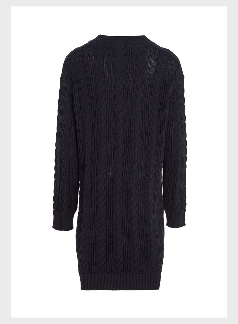 TOMMY HILFIGER Kids Monotype Sweater Dress